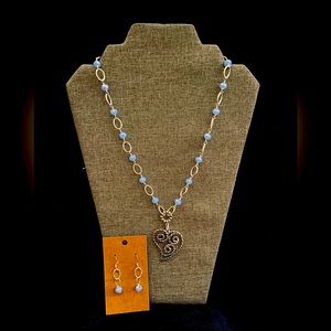 Necklace and Earrings